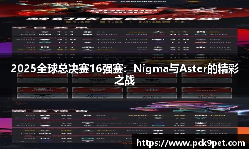 2025全球总决赛16强赛：Nigma与Aster的精彩之战